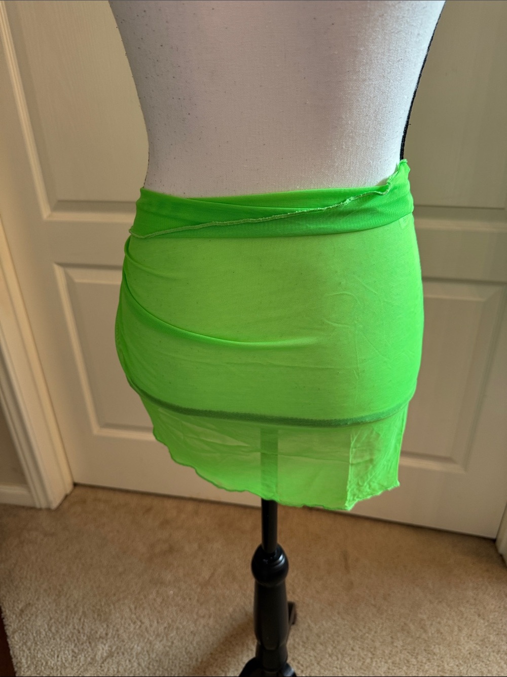 Catalina Neon Green Sheer Swim Cover-Up - Picture 3 of 7